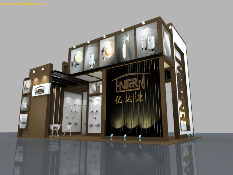 亿达龙卫浴有限公司展览设计效果图欣赏 - 中国