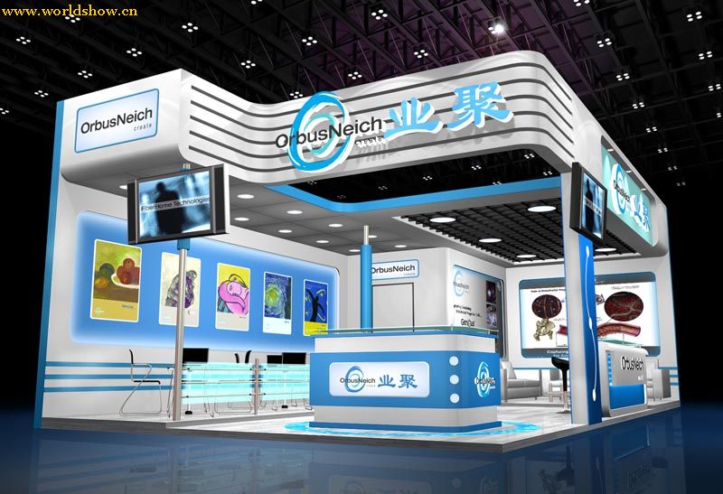 CIT业聚展位设计方案效果图欣赏 - 中国展览设