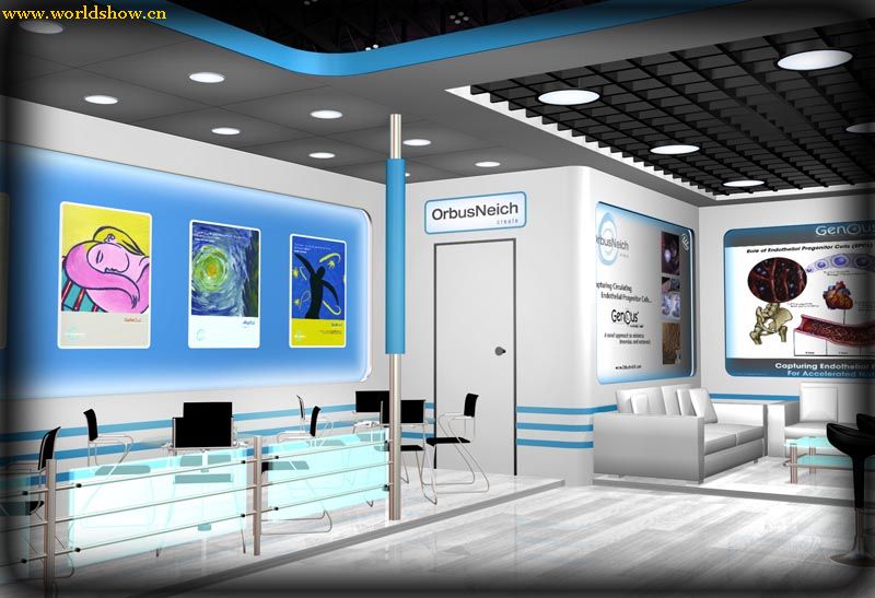 CIT业聚展位设计方案效果图欣赏 - 中国展览设