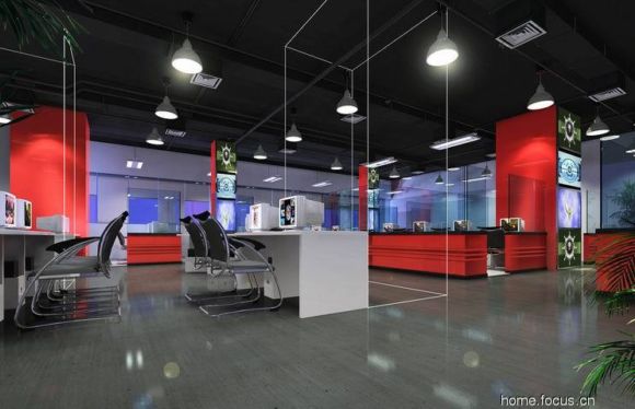 美发店室内装修效果图欣赏