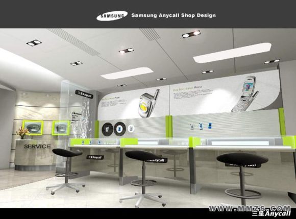 广州三星手机专卖店设计效果图