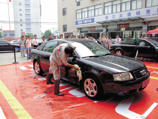 汽车美容连锁店店门门面装修效果图 - 中国展览