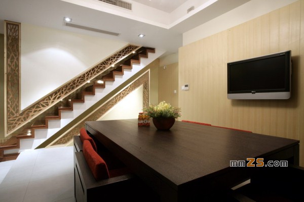 现代复式住宅装修图片 上海达安圣芭芭花园 - 