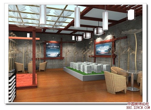 房地产展台展示设计方案效果图欣赏 - 中国展览