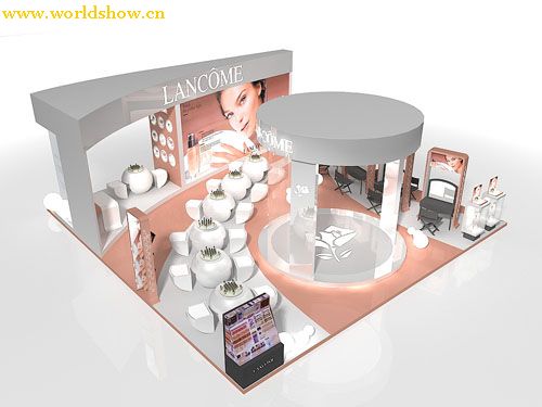 LANCOME<em>女性化妆品</em>展台设计效果图欣赏 - 中