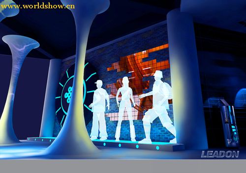 超个性中国移动展台展示厅设计效果图欣赏