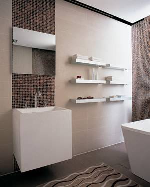 组图:6款时尚卫浴主题墙