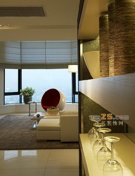 简约复式房屋装修图片 广州金海湾梁志天作品