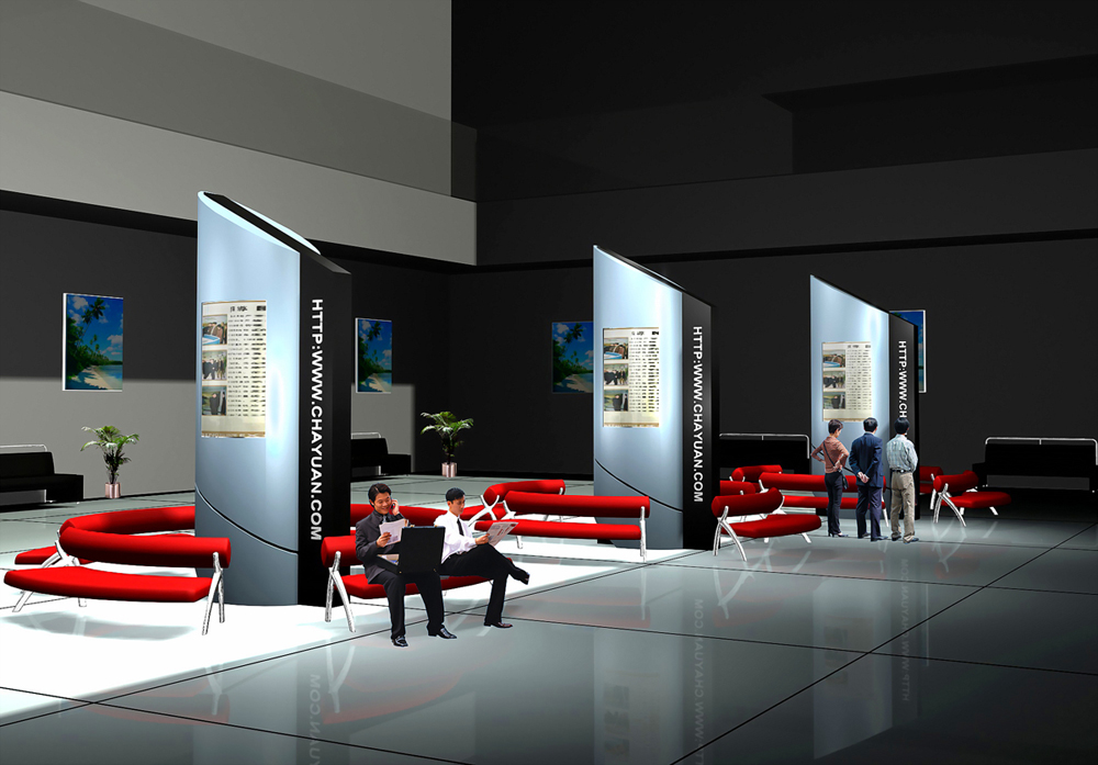 展厅设计制作搭建效果图欣赏 - 中国展览设计网