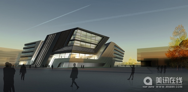 哈迪德设计的维也纳经济大学新图书馆LLC - 中