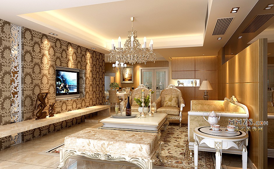 欧式别墅效果图装修设计 (1\/3)