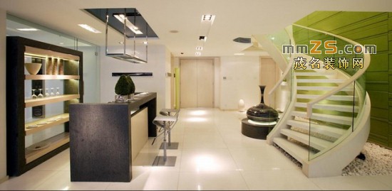 简约复式房屋装修图片 广州金海湾梁志天作品